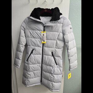 Andrew Marc Ladies’ Long Parka Grey Size S NWT